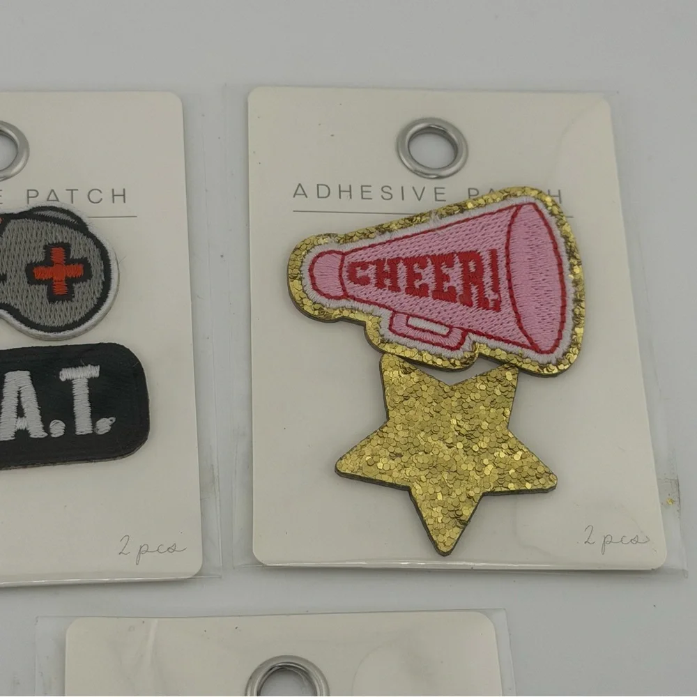 Sports Gaming Themed Patches - Lot of 5 Packs